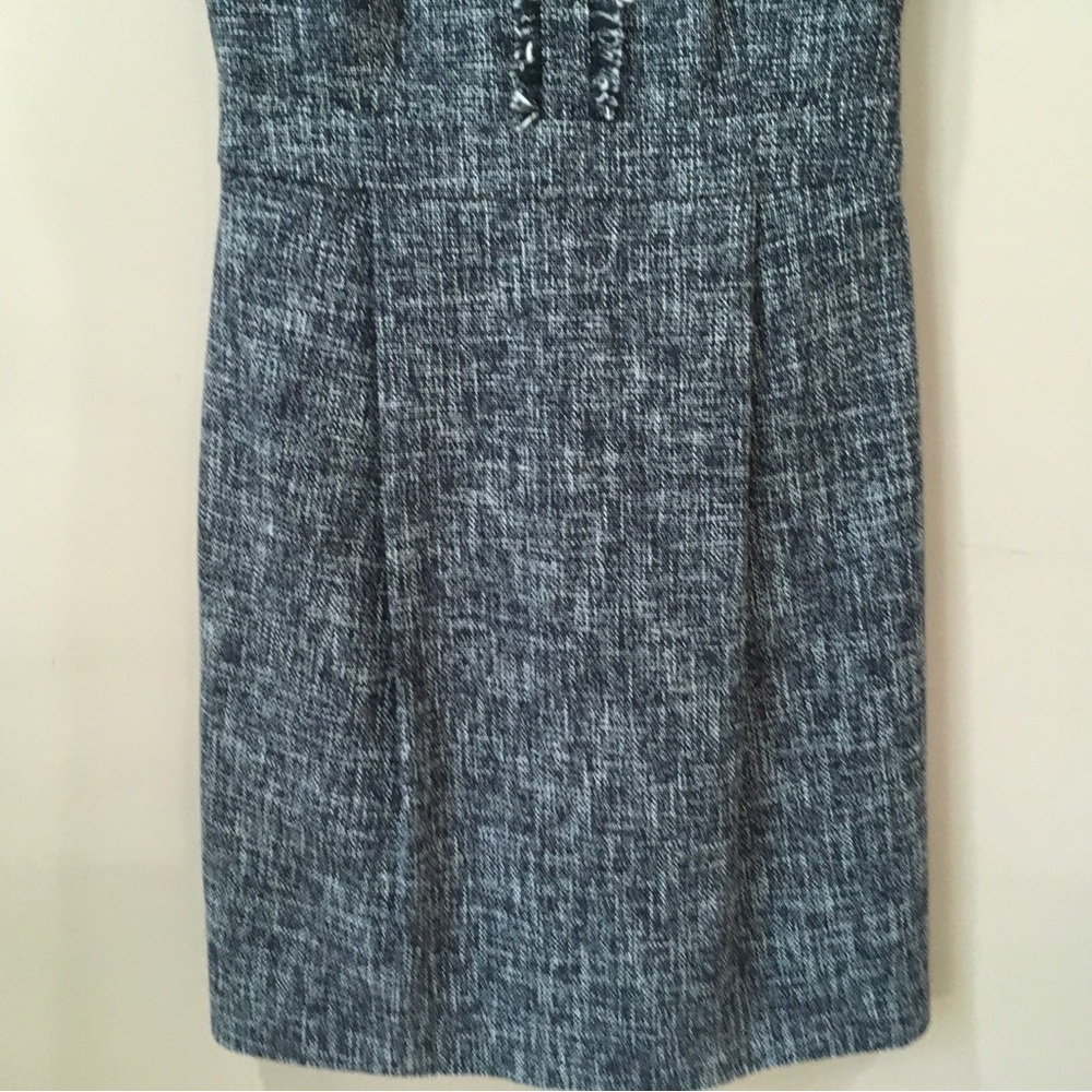 Brooks Brothers Women’s Tweed Sheath Dress Cotton Blend cap Sleeve Size 4 - Picture 5 of 9